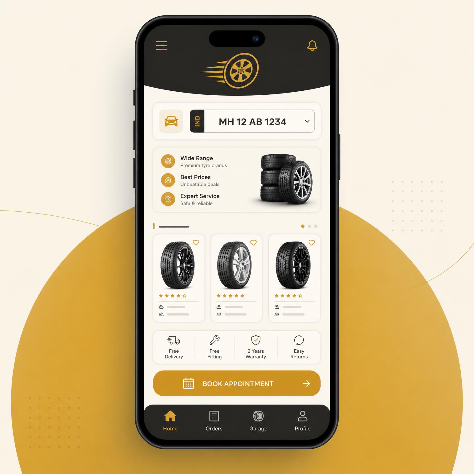 App / PWA booking channel illustration